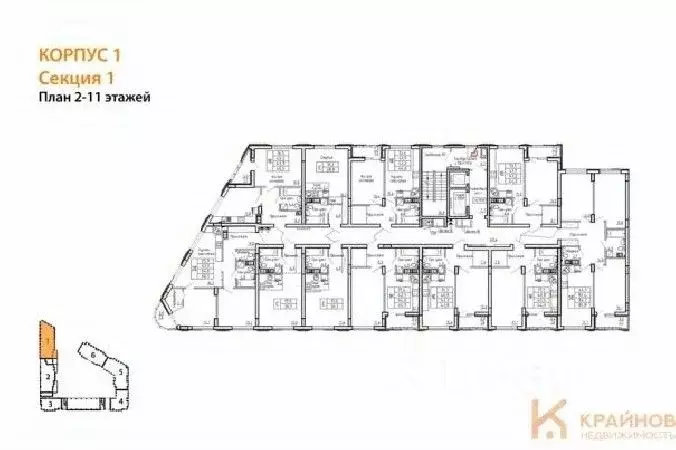 2-к кв. Воронежская область, Воронеж бул. Содружества, 1 (64.9 м) - Фото 1