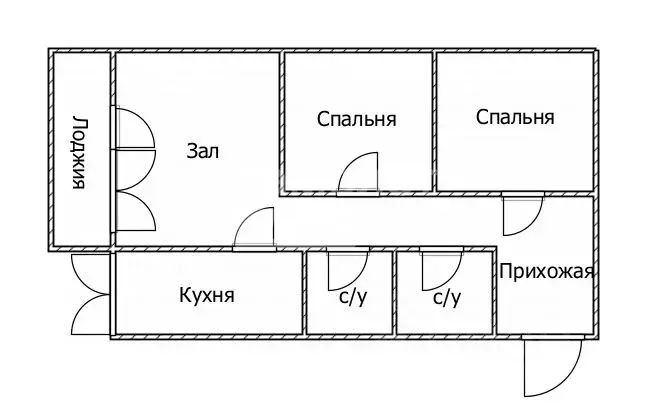 3-к кв. Ульяновская область, Ульяновск ул. Федерации, 91 (85.9 м) - Фото 1