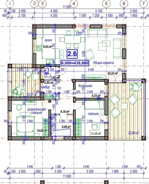 Дом в Добровское сельское поселение, село Краснолесье, улица Тавели ... - Фото 2