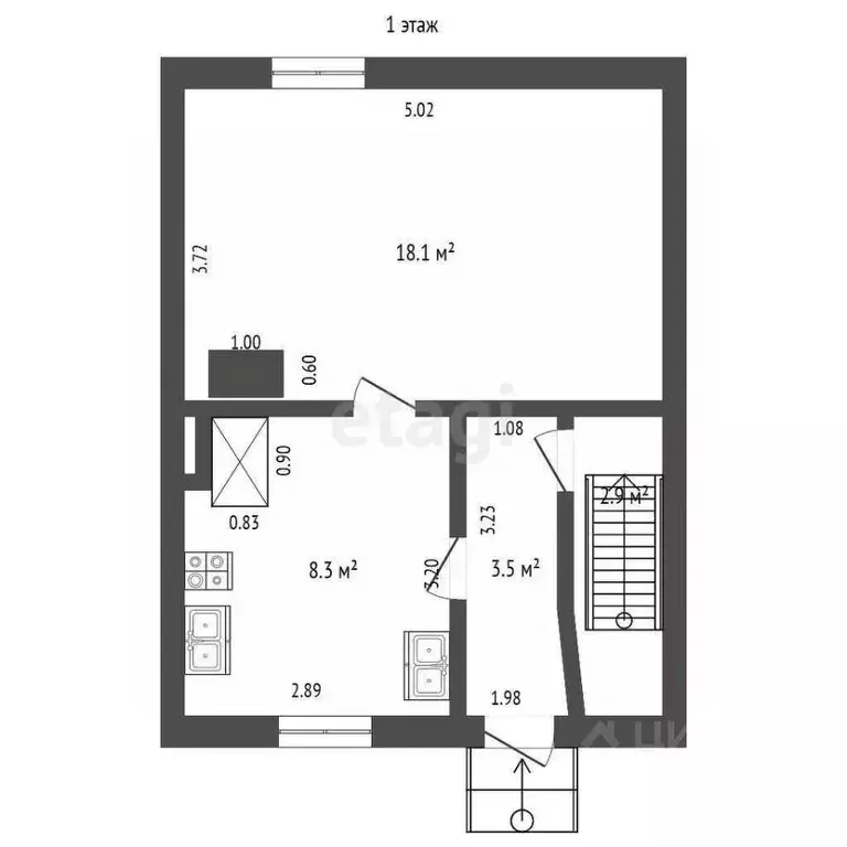 2-к кв. Калининградская область, Багратионовский муниципальный округ, ... - Фото 2