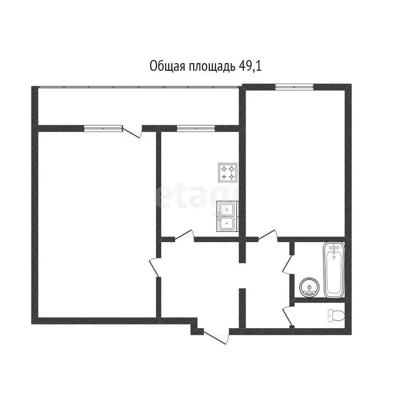 2-комнатная квартира: Екатеринбург, жилой район Вторчермет, ... - Фото 1