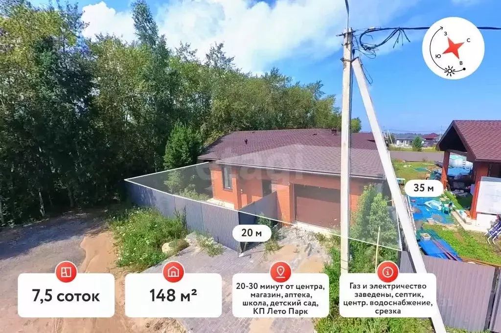Дом в Тюменская область, Тюмень Лето-Парк ТСН,  (148 м) - Фото 1