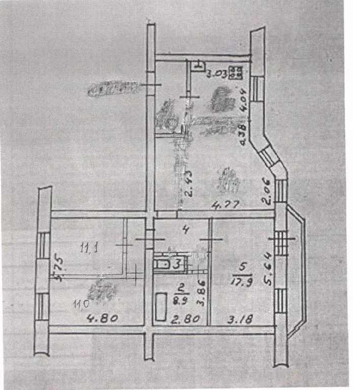 3-к кв. Владимирская область, Владимир ул. Чайковского, 25а (103.0 м) - Фото 1