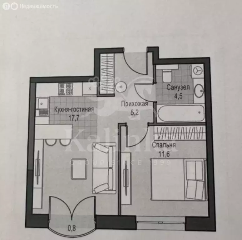 1-комнатная квартира: Москва, улица Академика Королёва, 21 (41 м) - Фото 1