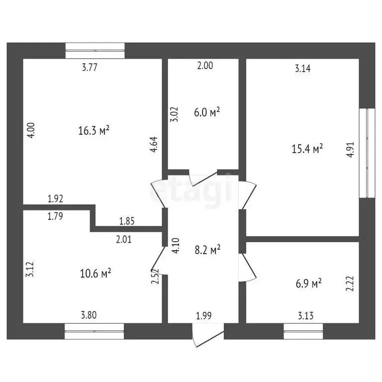 Дом в посёлок Кировский, Новая улица (67.1 м) - Фото 2