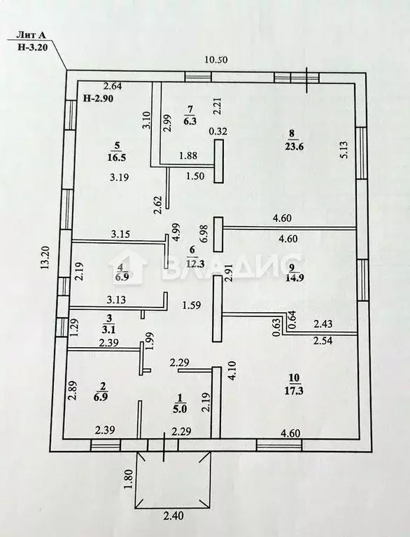 Дом в Башкортостан, Стерлитамакский район, Отрадовский сельсовет, с. ... - Фото 2