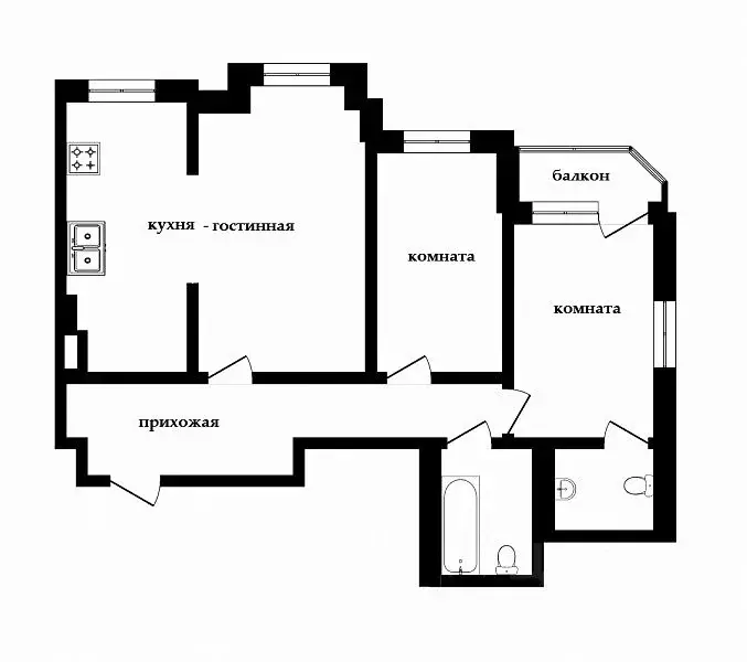 3-к кв. Тюменская область, Тюмень ул. Максима Горького, 68к1 (103.0 м) - Фото 1