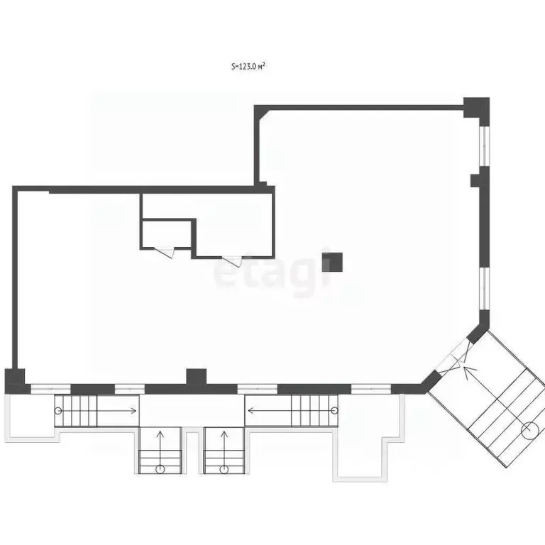 Помещение свободного назначения в Крым, Симферополь ул. Крылова (123 ... - Фото 2