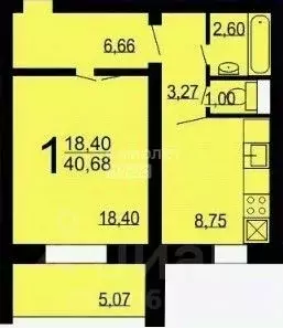 1-к кв. Челябинская область, Челябинск кв Шагольская улица 1-й, 6 ... - Фото 2