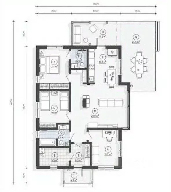 Коттедж в Ленинградская область, Гатчинский муниципальный округ, д. ... - Фото 2