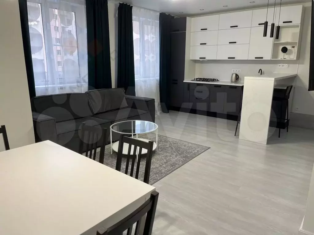 1-к. квартира, 60 м, 2/9 эт. - Фото 1