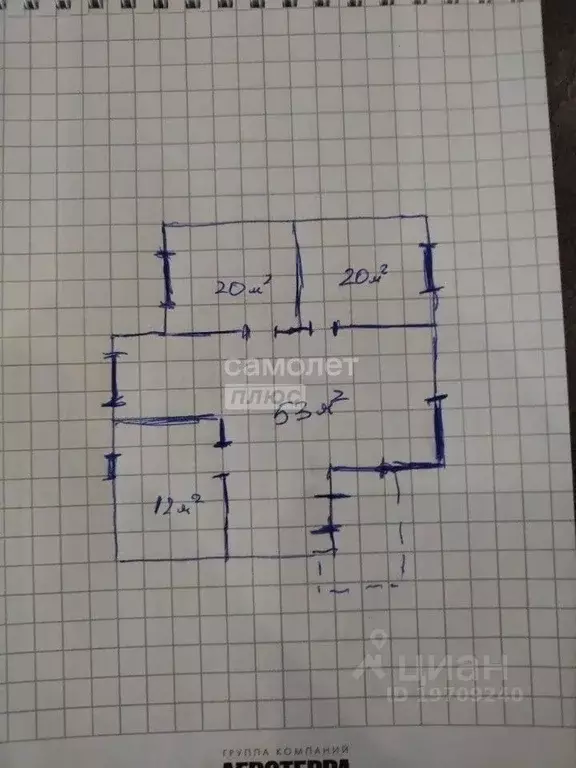 Дом в Курская область, Курский район, Моковский сельсовет, д. 1-я ... - Фото 2
