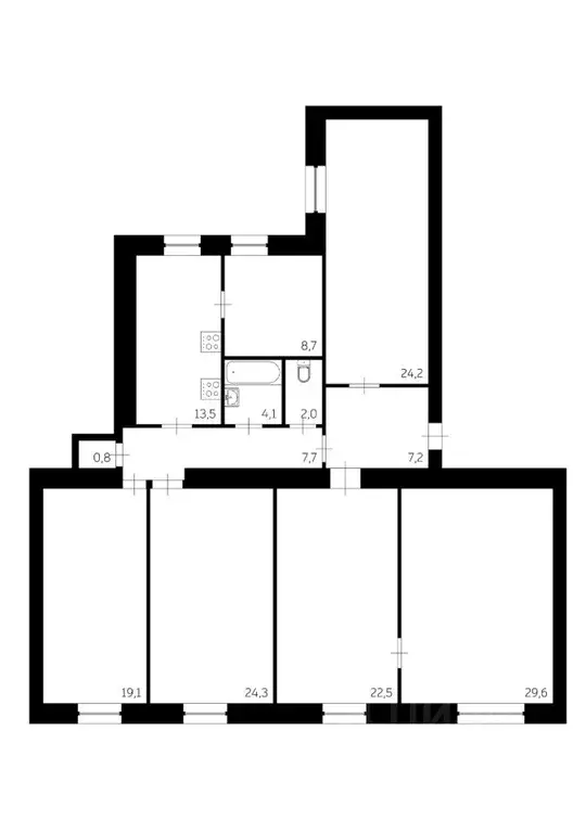 6-к кв. Санкт-Петербург Мытнинская ул., 5/2 (163.7 м) - Фото 2
