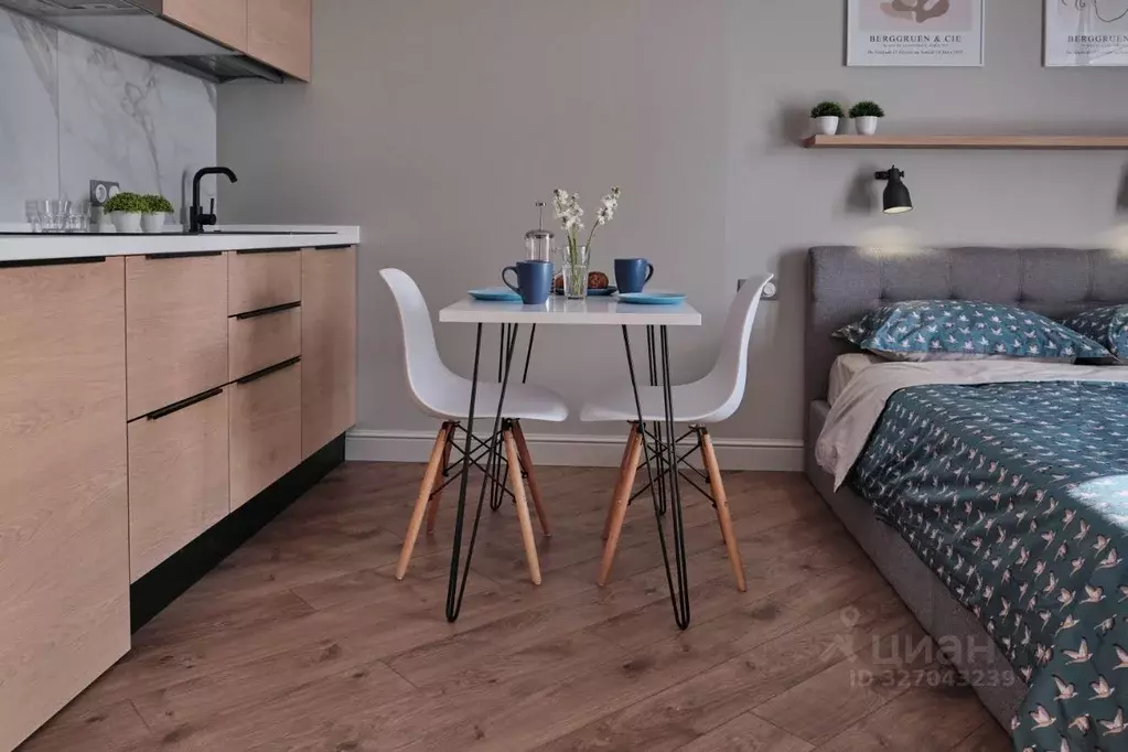 Студия Иркутская область, Иркутск ул. Карла Либкнехта, 201 (35.0 м) - Фото 2