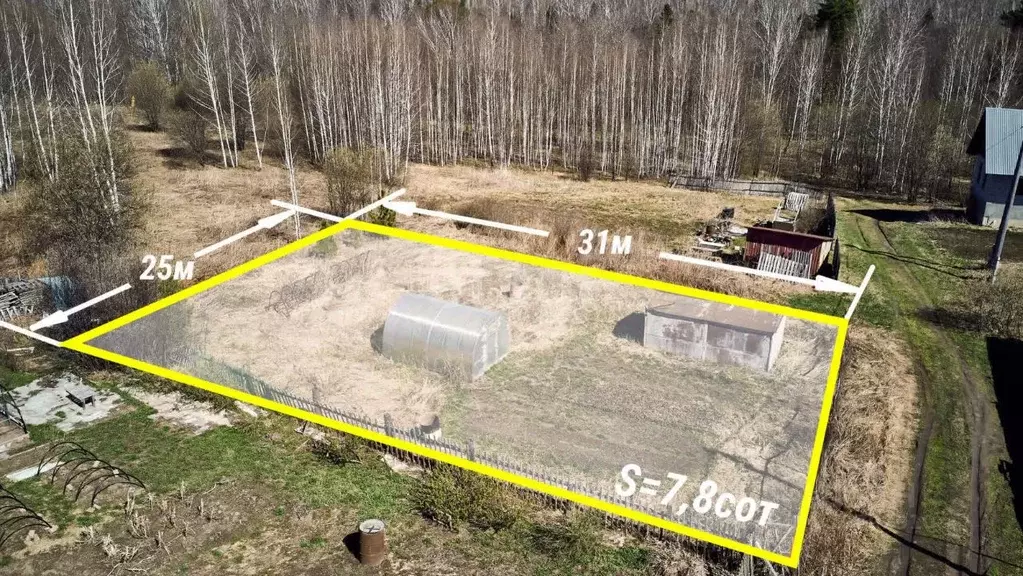 Участок в Томская область, Томский район, Березка СТ  (7.8 сот.) - Фото 1