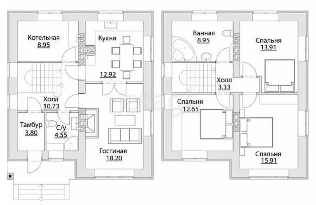 Дом в Тульская область, городской округ Тула, деревня Медвенка (149 м) - Фото 0