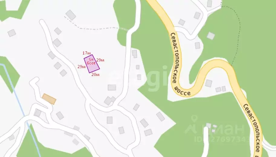 Участок в Крым, Ялта муниципальный округ, Голубой Залив пгт ул. ... - Фото 1