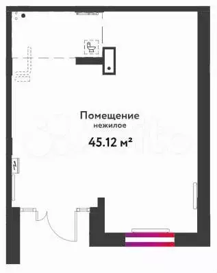 Свободного назначения, 45.12 м - Фото 0