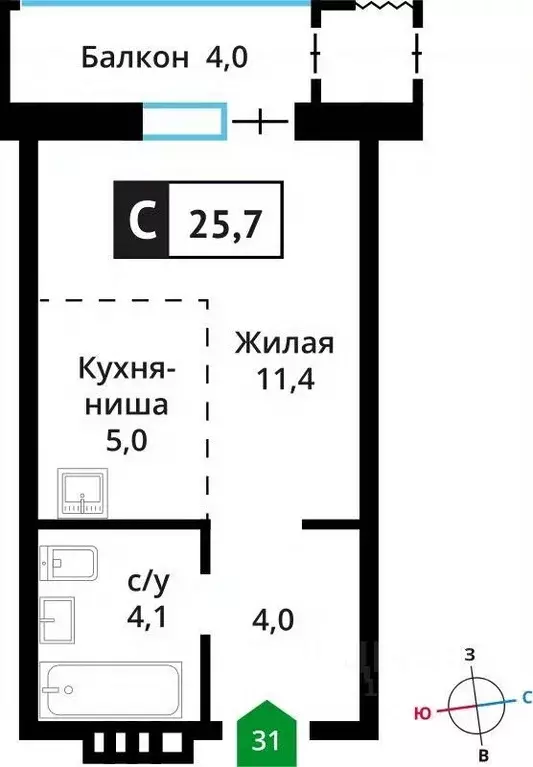 Студия Московская область, Красногорск городской округ, д. Аристово ... - Фото 0