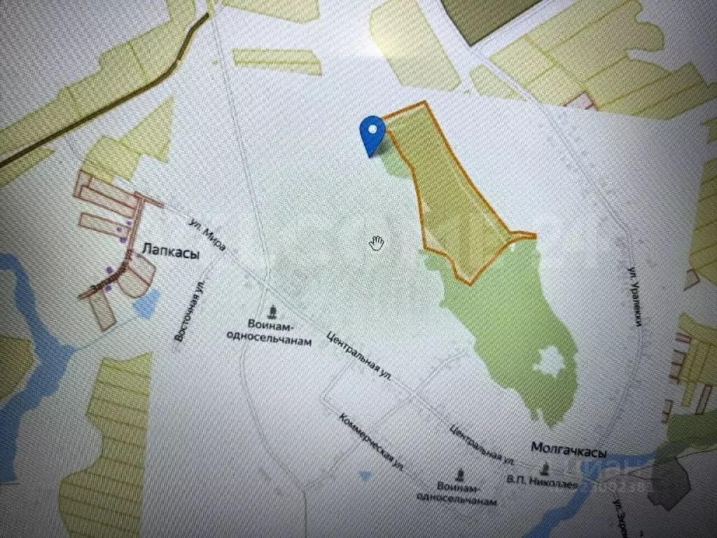 Участок в Чувашия, Моргаушский муниципальный округ, д. Молгачкасы ул. ... - Фото 2