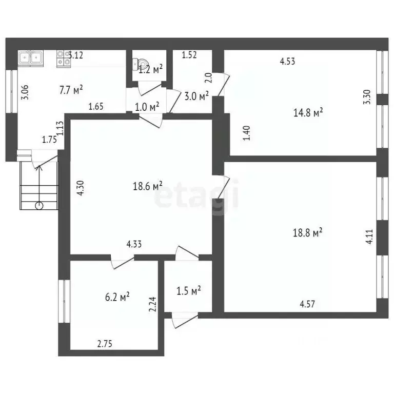 Комната Ростовская область, Ростов-на-Дону ул. Суворова, 43 (30.0 м) - Фото 1