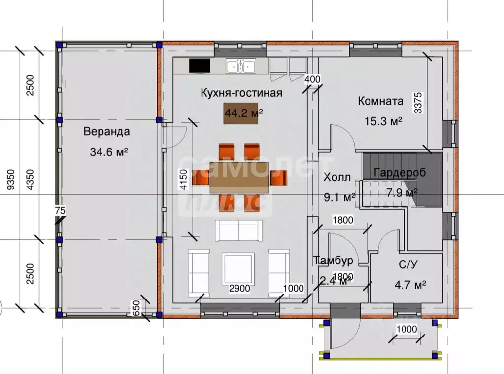 Коттедж в Новосибирская область, Бердск ул. Таежная (189 м) - Фото 2
