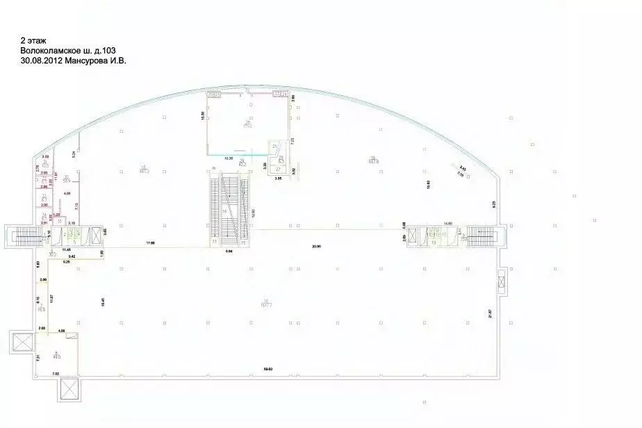 Помещение свободного назначения в Москва Волоколамское ш., 103 (5844 ... - Фото 2