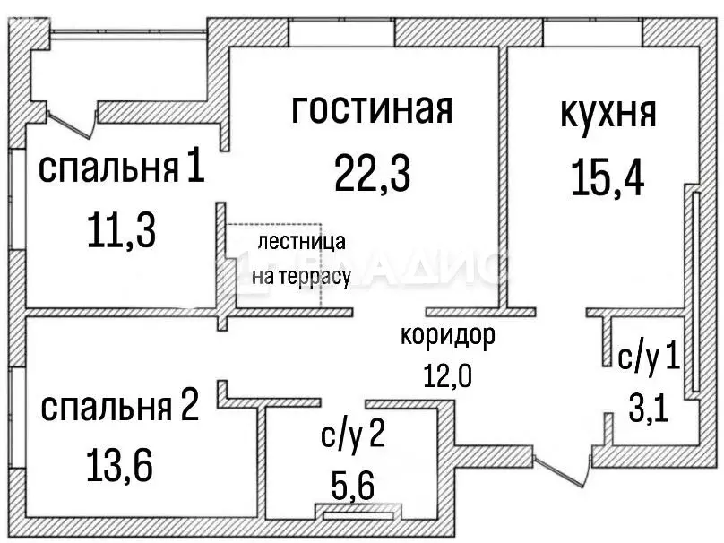 3-комнатная квартира: Уфа, улица Гафури, 71 (98.8 м) - Фото 0