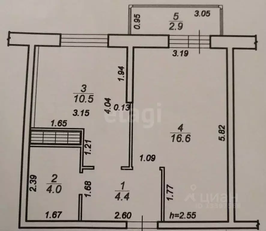 1-к кв. Тверская область, Калининский муниципальный округ, д. Батино ... - Фото 2