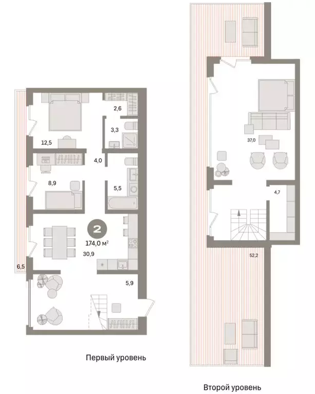 2-комнатная квартира: Екатеринбург, улица Советских Женщин (174 м) - Фото 1