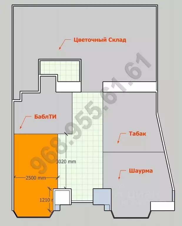 Помещение свободного назначения в Москва Цветной бул., 25С1 (12 м) - Фото 0