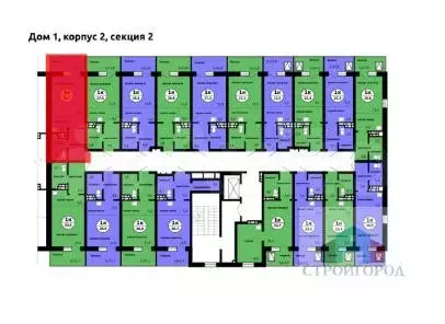 Квартира-студия, 30,7 м, 9/9 эт. - Фото 1