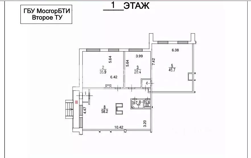 Помещение свободного назначения в Москва Печорская ул., 6К1 (168 м) - Фото 1
