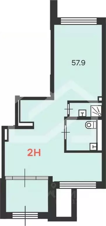Торговая площадь в Москва ул. Демьяна Бедного, 17 (58 м) - Фото 2