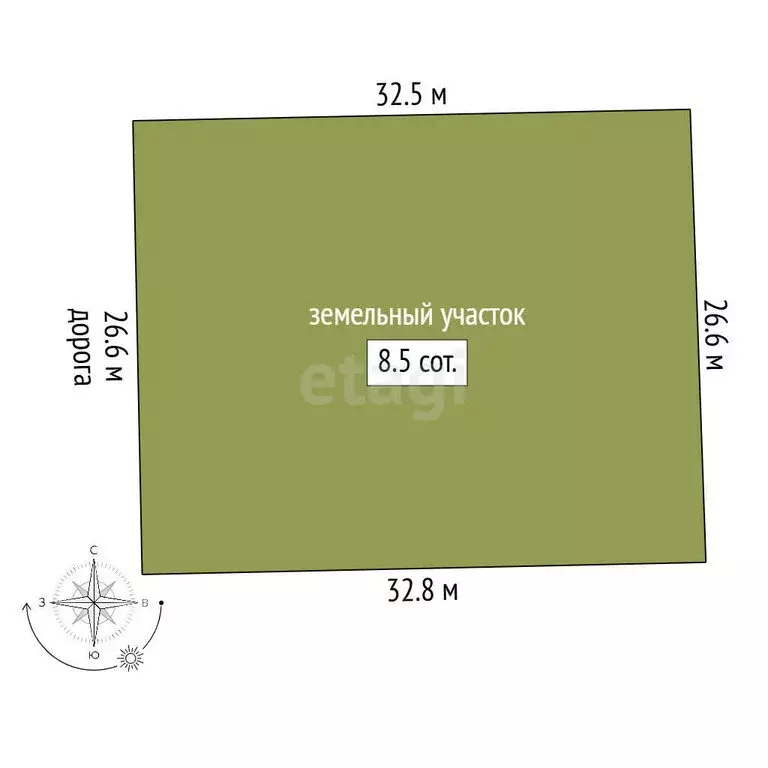 Участок в село Княжево, коттеджный посёлок Княжево, Берёзовая улица ... - Фото 1