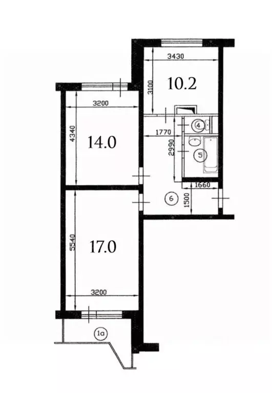 2-к кв. Москва Клязьминская ул., 29К1 (58.2 м) - Фото 1