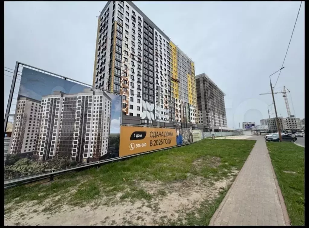 1-к. квартира, 47,6 м, 2/17 эт. - Фото 0