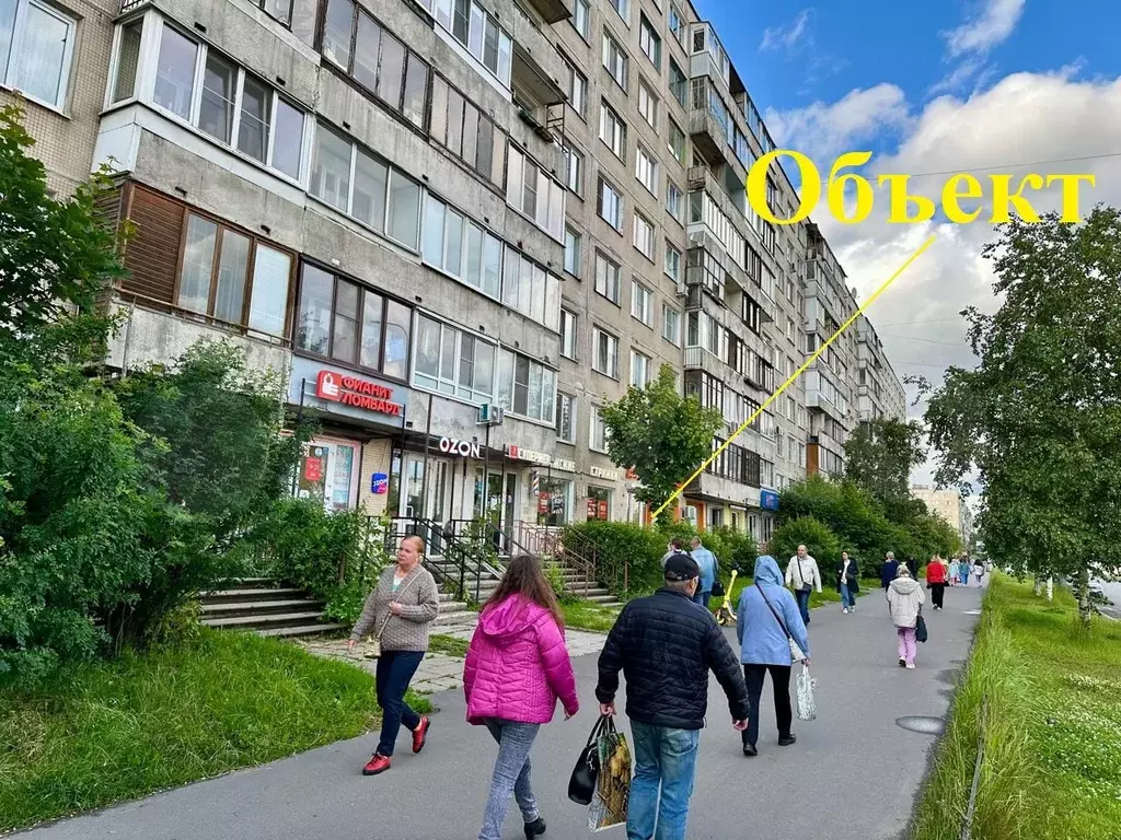 45 м на супер трафике в шаге м.Купчино - Фото 1