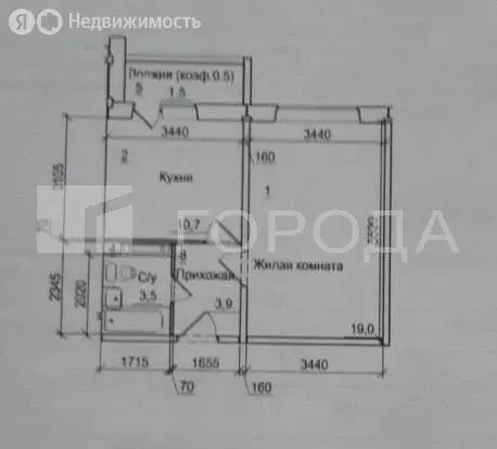 1-комнатная квартира: посёлок Садовый, микрорайон Околица, 2 (36.5 м) - Фото 0