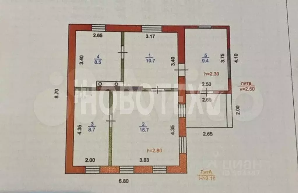Дом в Краснодарский край, Гулькевичское городское поселение, с. ... - Фото 2