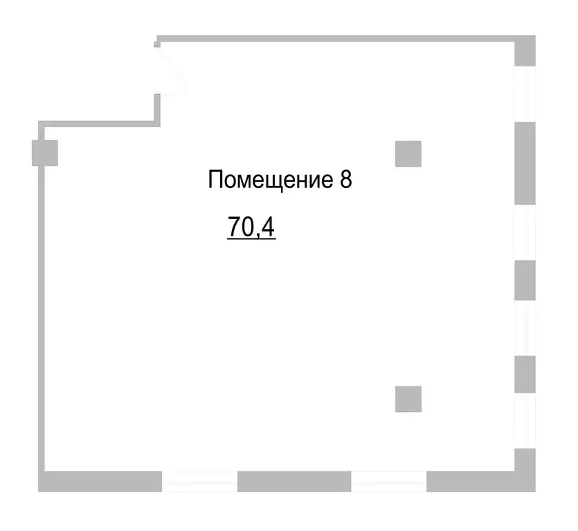Офис (70.4 м) - Фото 1