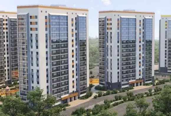 Квартира-студия, 28 м, 1/16 эт. - Фото 1