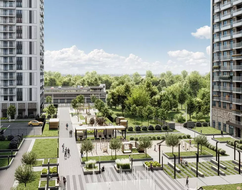 1-к кв. Тюменская область, Тюмень Ботаника жилой комплекс (28.3 м) - Фото 2