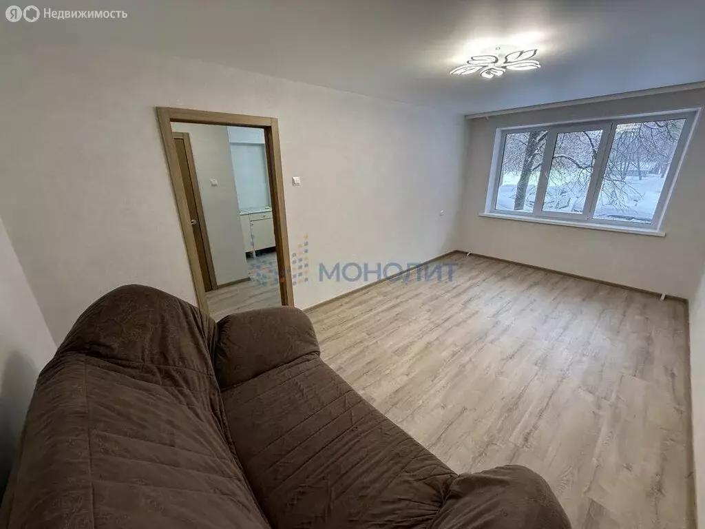 1-комнатная квартира: Нижний Новгород, улица Дружаева, 3 (33.6 м) - Фото 1