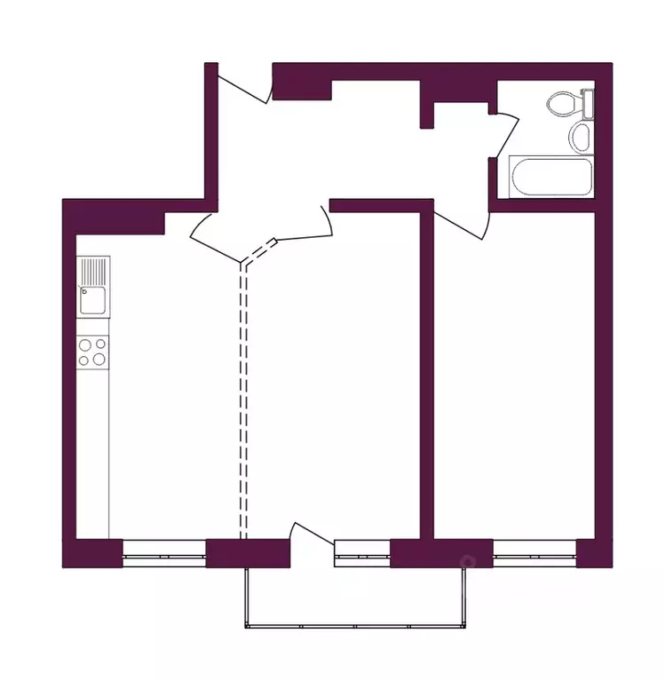 2-к кв. Иркутская область, Иркутск Топкинский мкр, 67 (68.2 м) - Фото 0