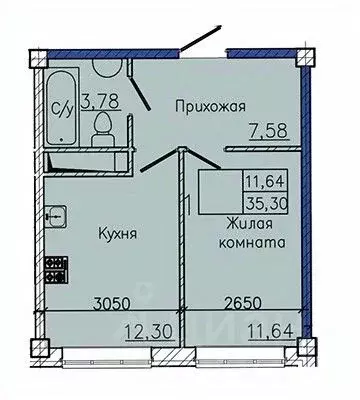 1-к кв. Ставропольский край, Пятигорск ул. Ермолова, 28А (36.48 м) - Фото 1