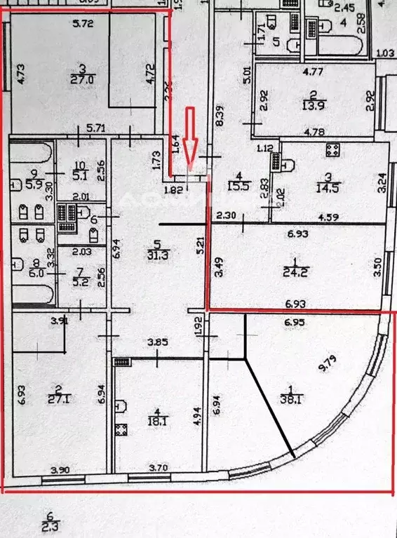 4-к кв. Санкт-Петербург ул. Нахимова, 20 (166.0 м) - Фото 1