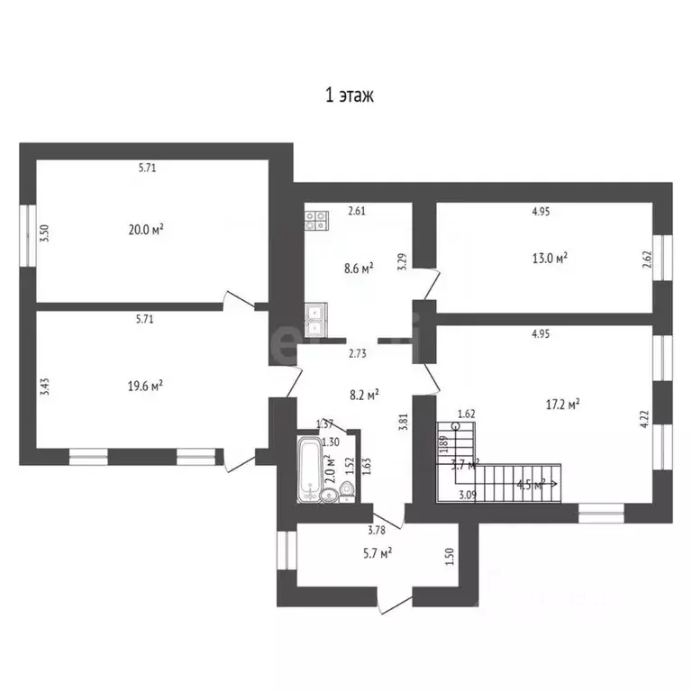 Дом в Тюменская область, Тюмень Колхозная ул. (212 м) - Фото 1