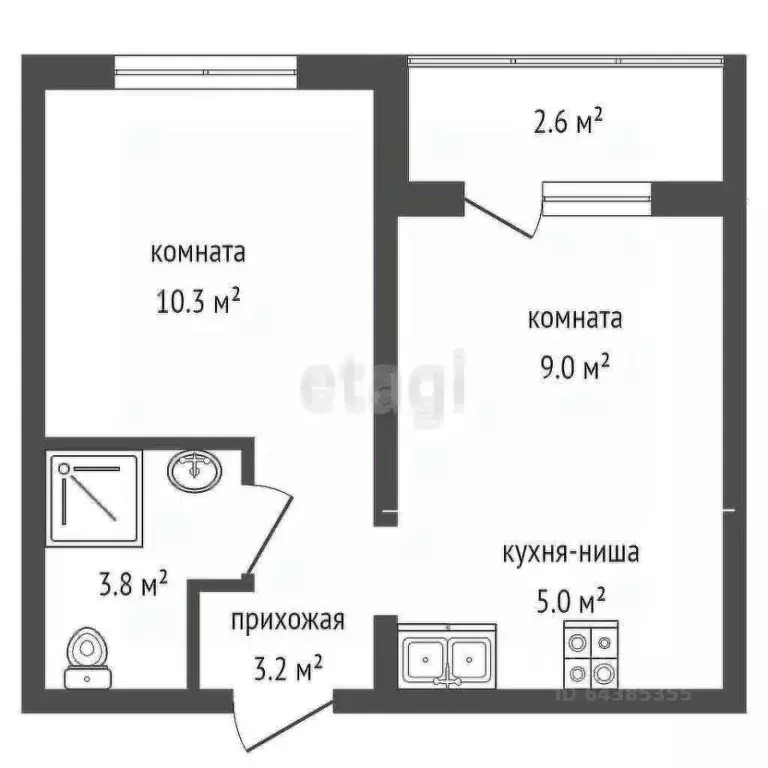 2-к кв. Алтайский край, Бийск Советская ул., 189/5 (48.0 м) - Фото 2