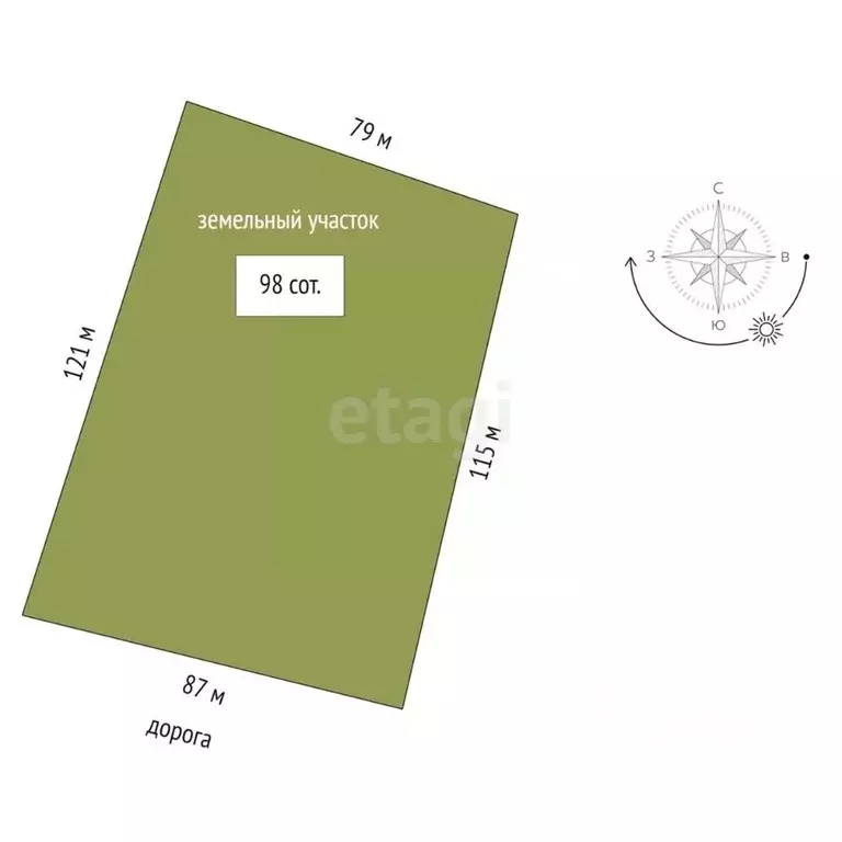 Участок в Костромская область, Костромской район, Шунгенское с/пос, д. ... - Фото 2